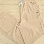 Pantaloni Pique beige