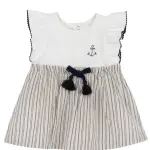 Abito righe beige Chicco