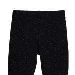 Leggins corto nero glitter