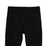 Leggins corto nero glitter