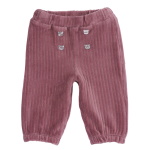 Pantalone ciniglia rosa