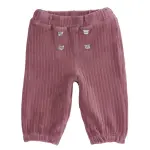 Pantalone ciniglia rosa