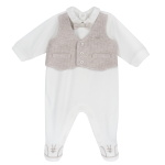 Tutina ciniglia gilet