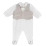 Tutina ciniglia gilet