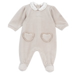 Tutina ciniglia beige