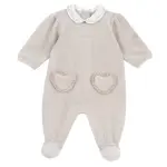 Tutina ciniglia beige