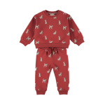Completo rosso felpa - immagine 2