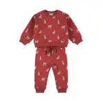 Completo rosso felpa - immagine 2