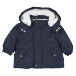 Giaccone blu neonato chicco