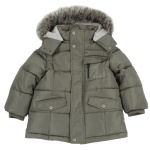 Giaccone invernale verde militare bimbo chicco