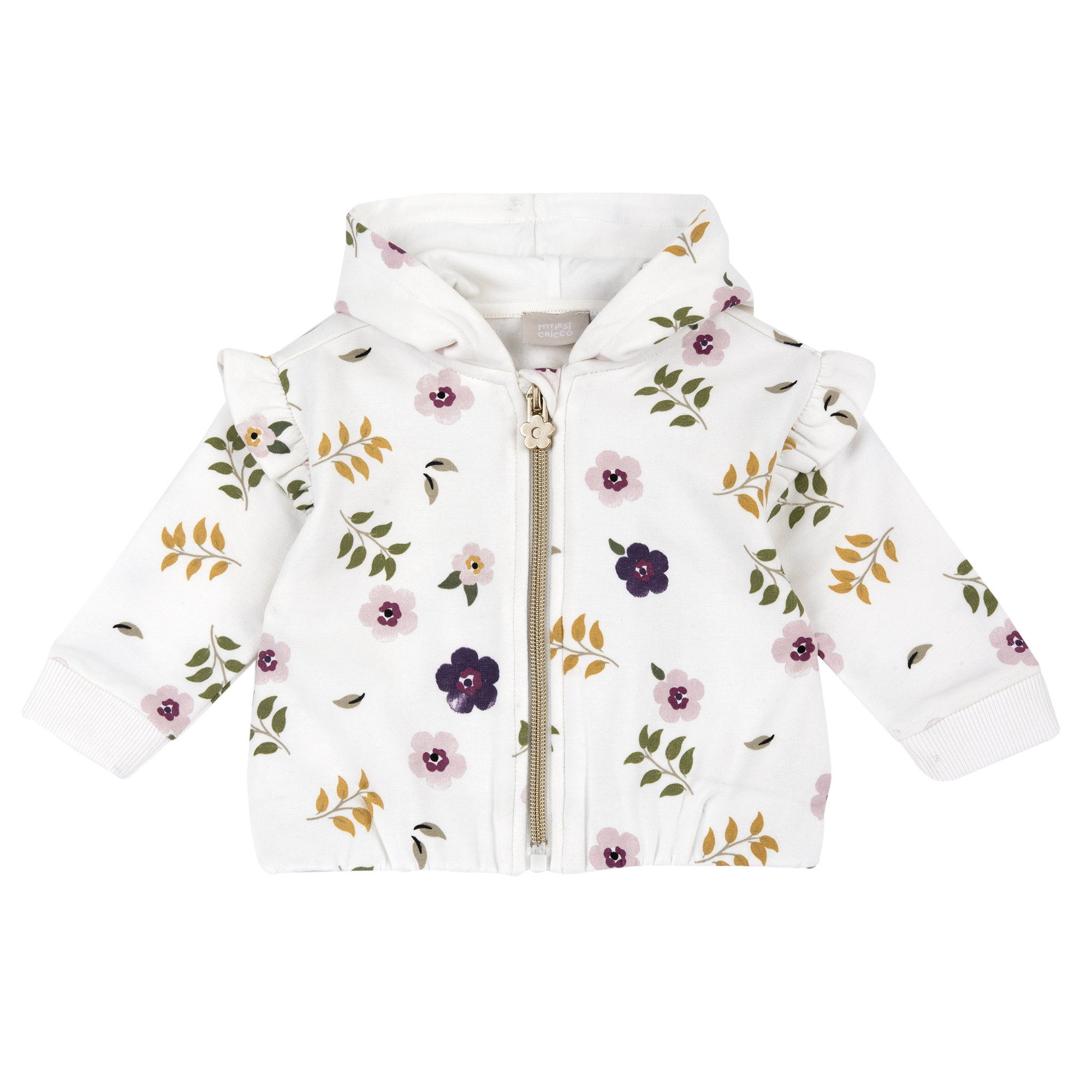 09103166000000_030_01_10316603026030001 Felpa fantasia fiori Chicco - immagine 1