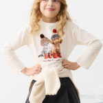 Maglietta bianca bambina Mayoral - immagine 2