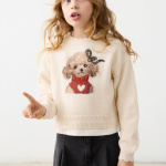 Maglione beige bambina Mayoral