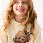 Maglione beige bambina Mayoral - immagine 3