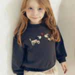 Felpa nera bambina Mayoral