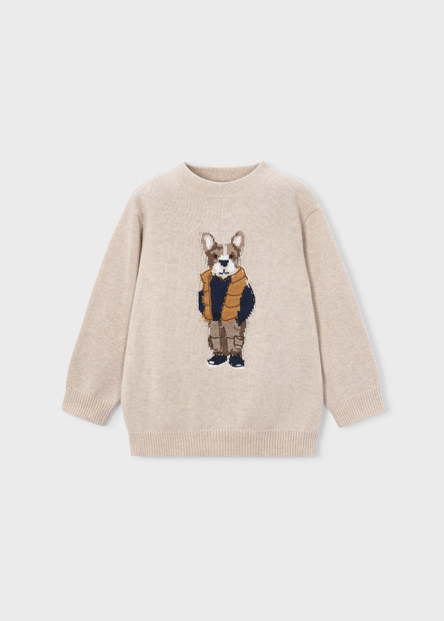 16-04306-019-L-4 Maglione beige bambino Mayoral - immagine 1